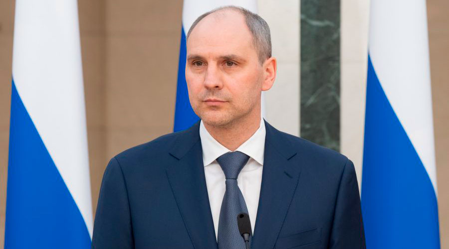 Полпред президента в УрФО Артём Жога представил врио губернатора Свердловской области Дениса Паслера