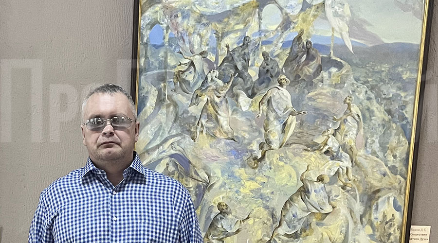 В КЭК «Бажовский» проходит выставка «Библейские истории (0+) полевского художника-иконописца Дениса Яцкова