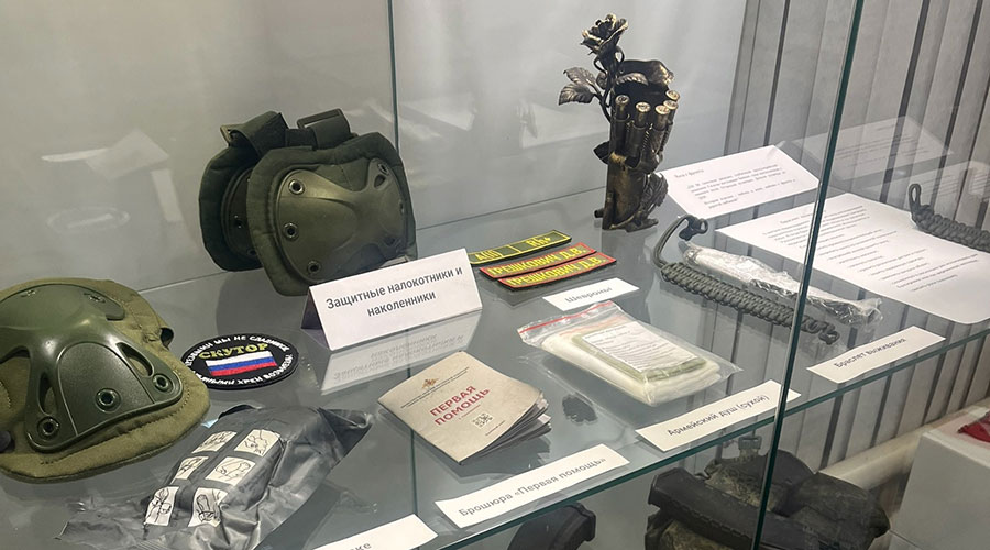 Экспозиция, посвящённая участию полевчан в специальной военной операции, работает в КЭК «Бажовский»