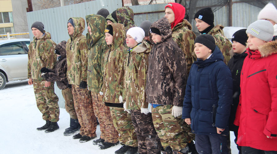 В южной части Полевского открылась обновлённая площадка для военно-спортивных игр