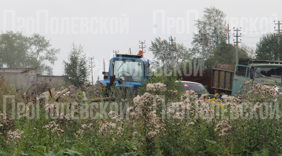 В южной части Полевского в черте города организовали свалку мусора