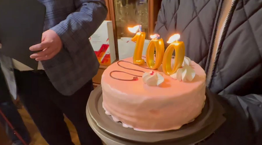 Жорж Токарев в свой 100-летий юбилей подал заявление для голосования на дому
