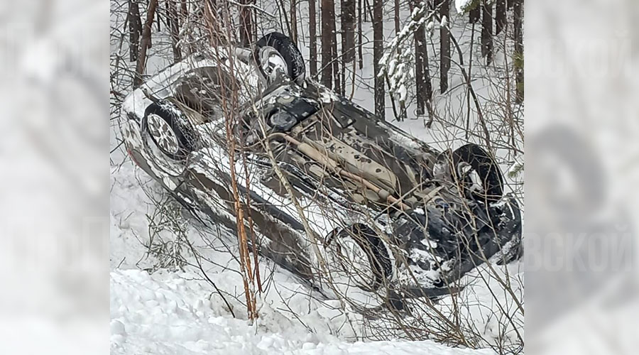 1 апреля улетел в кювет ещё один автомобиль