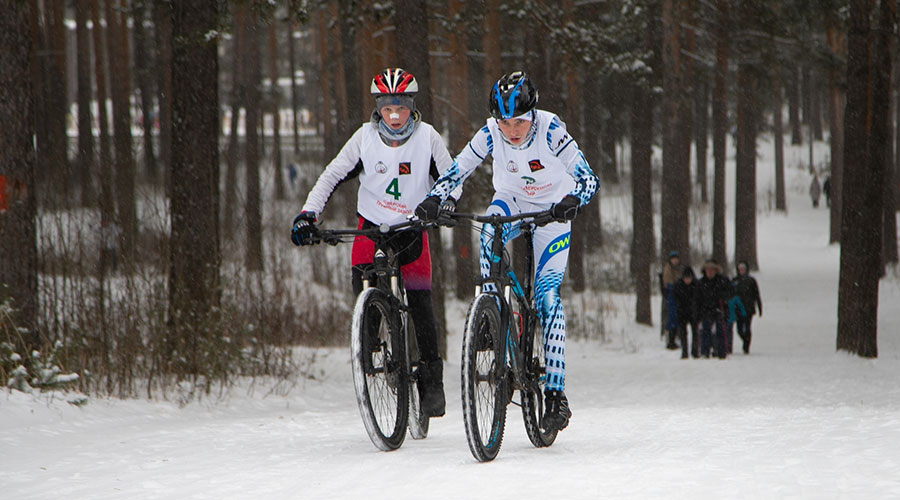 В Полевском во второй раз прошли соревнования по зимнему триатлону